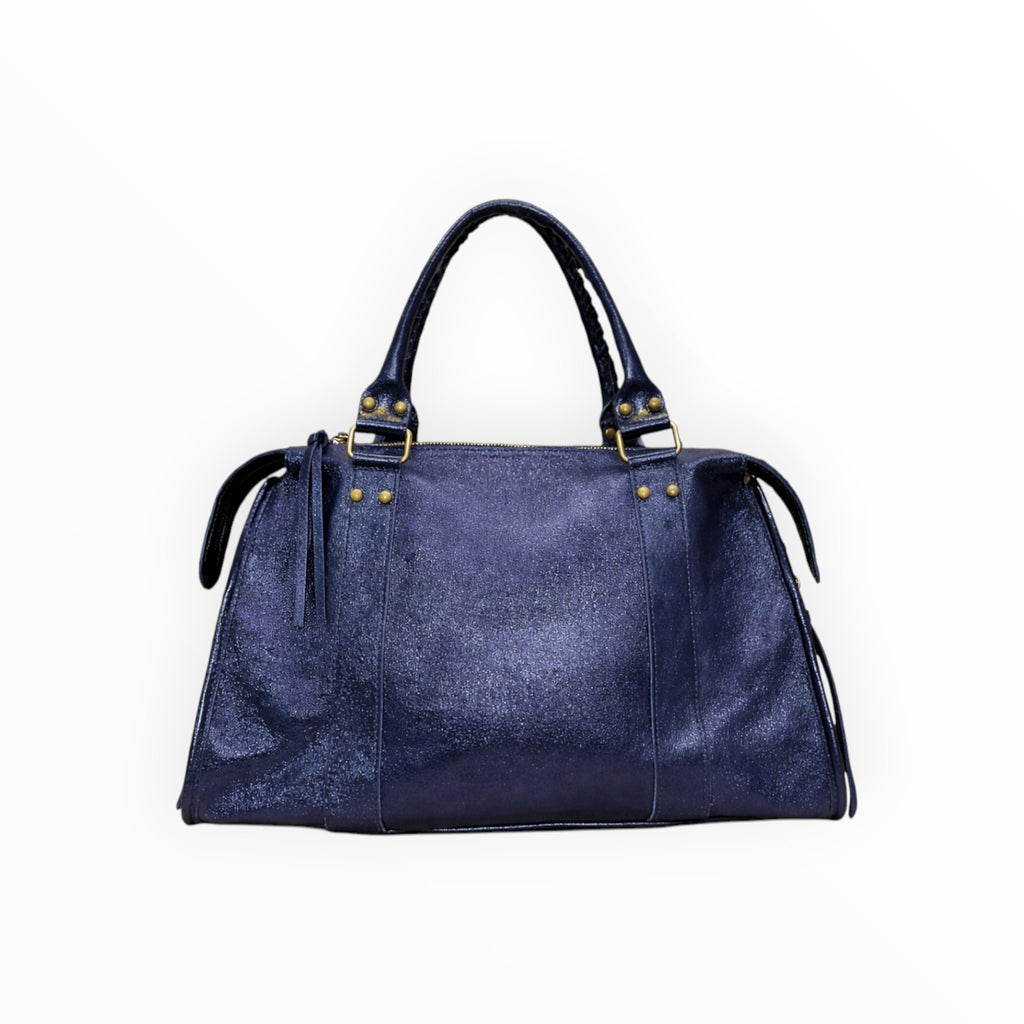 Sac cuir irisé tressé CAPUCINE L LOUISA LEE - Sacs - LOUISA LEE