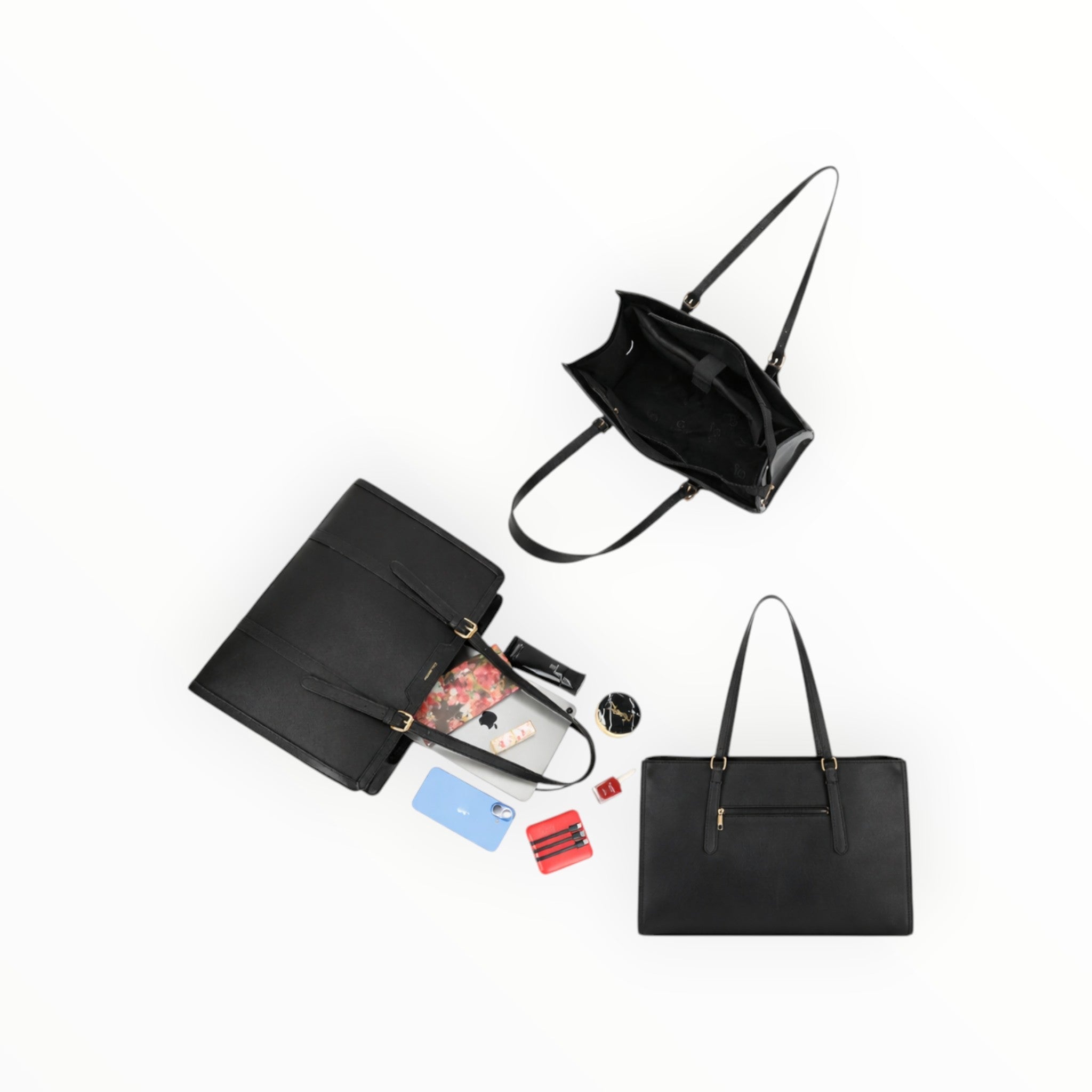 Sac Cabas Élise Grand Format Noir GALLANTRY