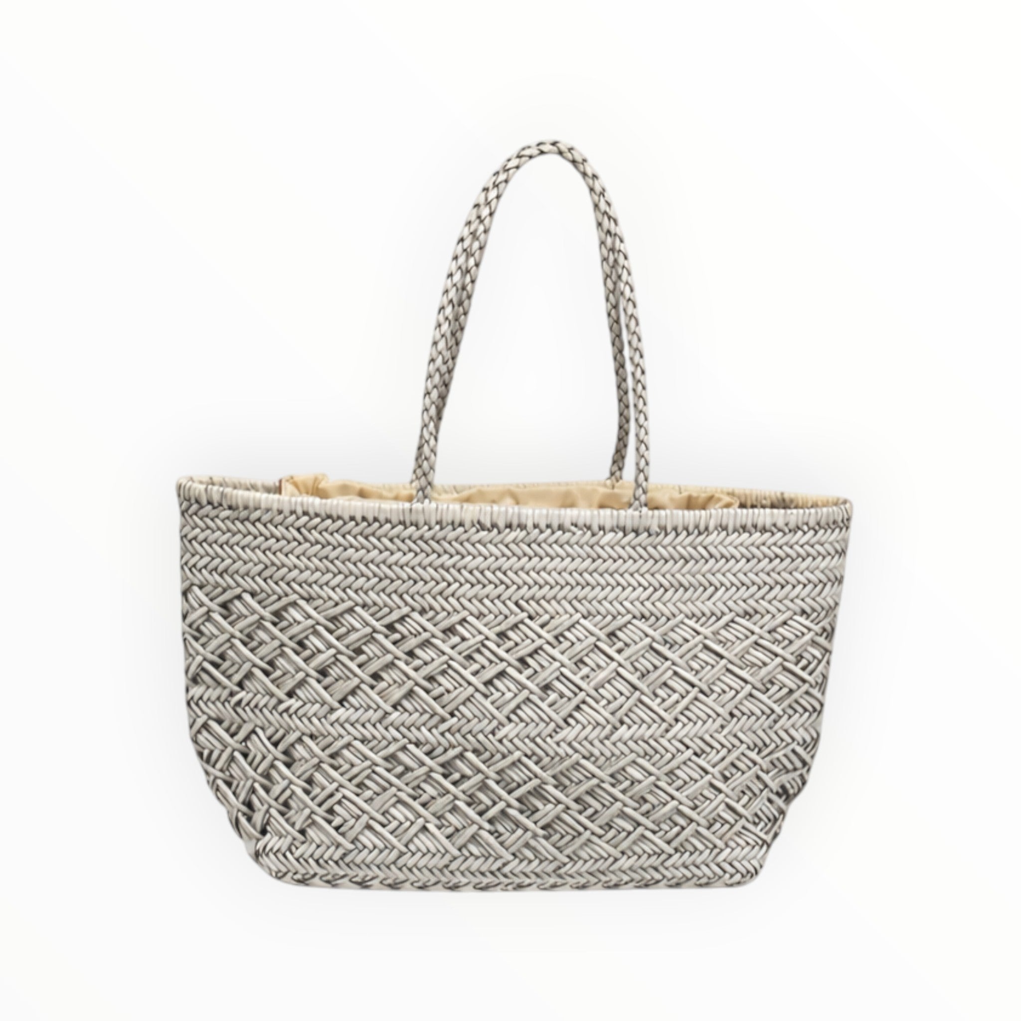 Sac shopping cuir tressé croisé BIG LOUISA LEE - Sacs - LOUISA LEE