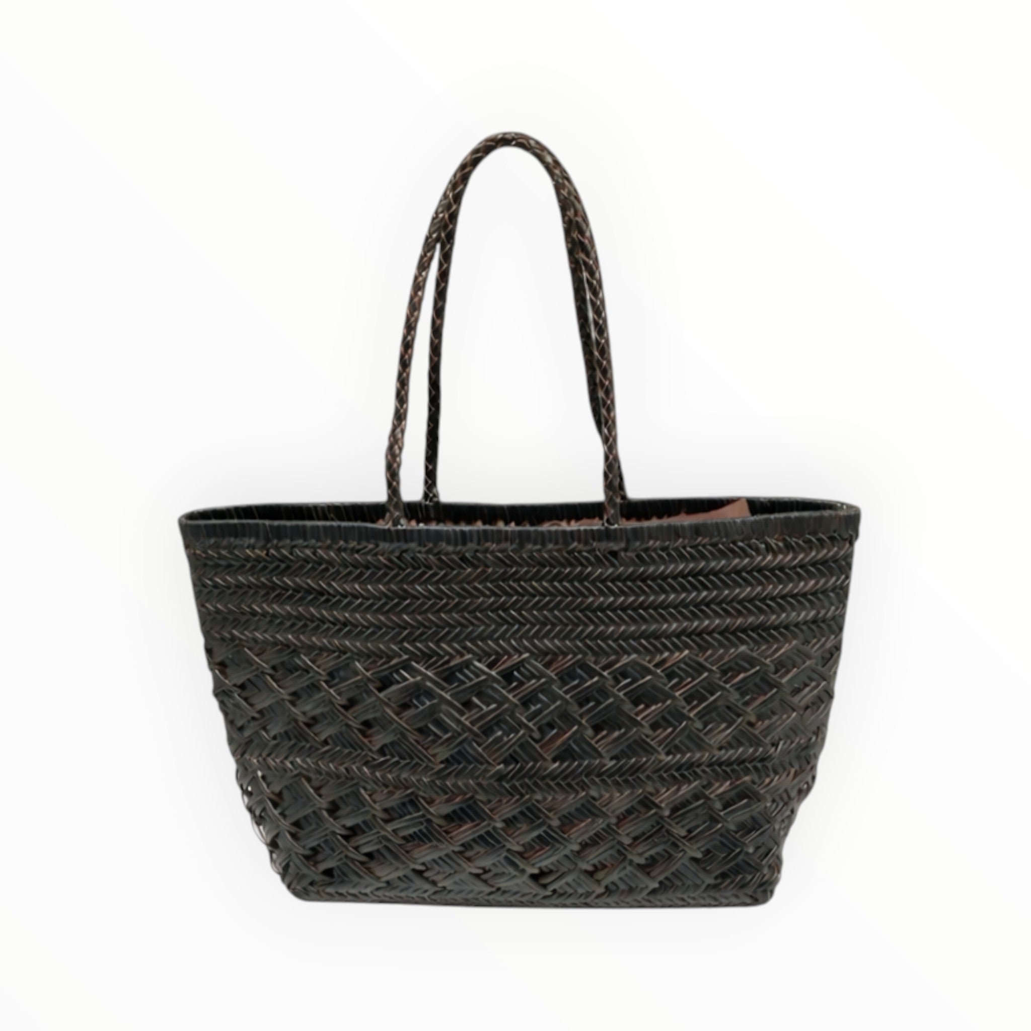 Sac shopping cuir tressé croisé BIG LOUISA LEE - Sacs - LOUISA LEE