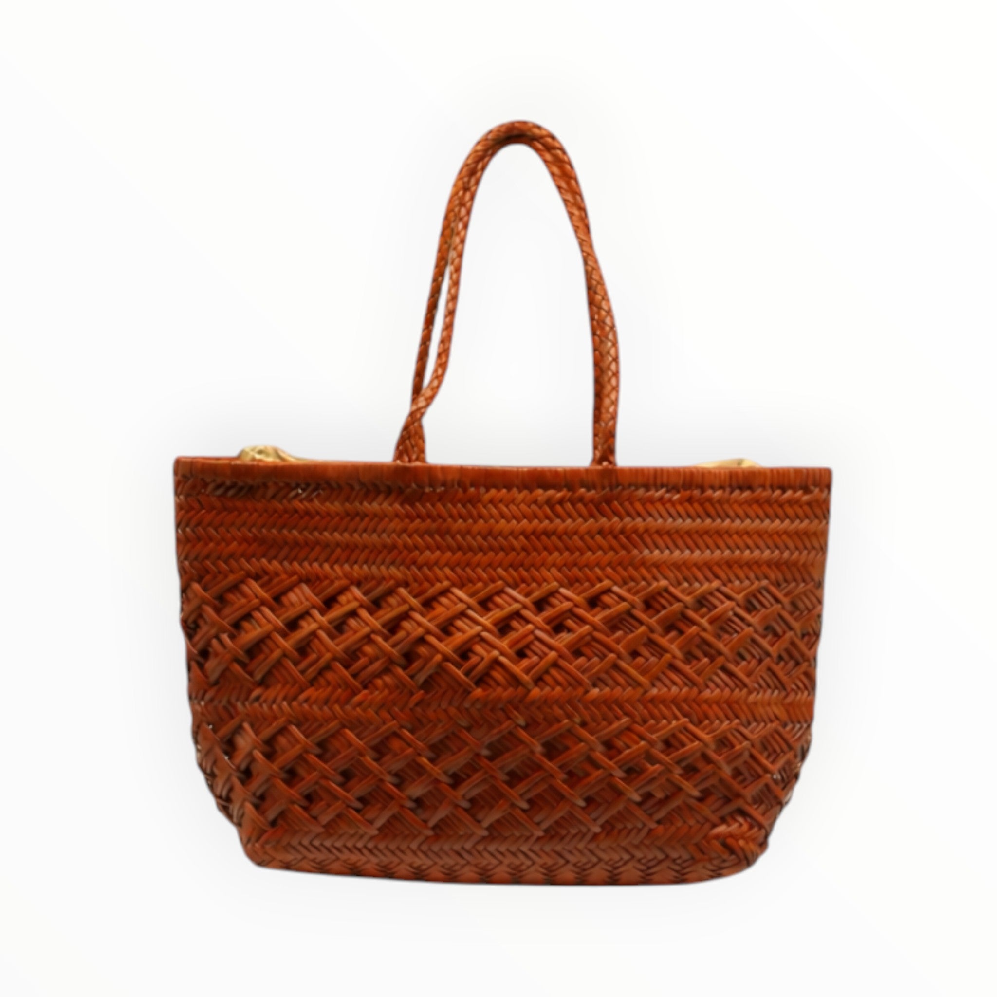 Sac shopping cuir tressé croisé BIG LOUISA LEE - Sacs - LOUISA LEE