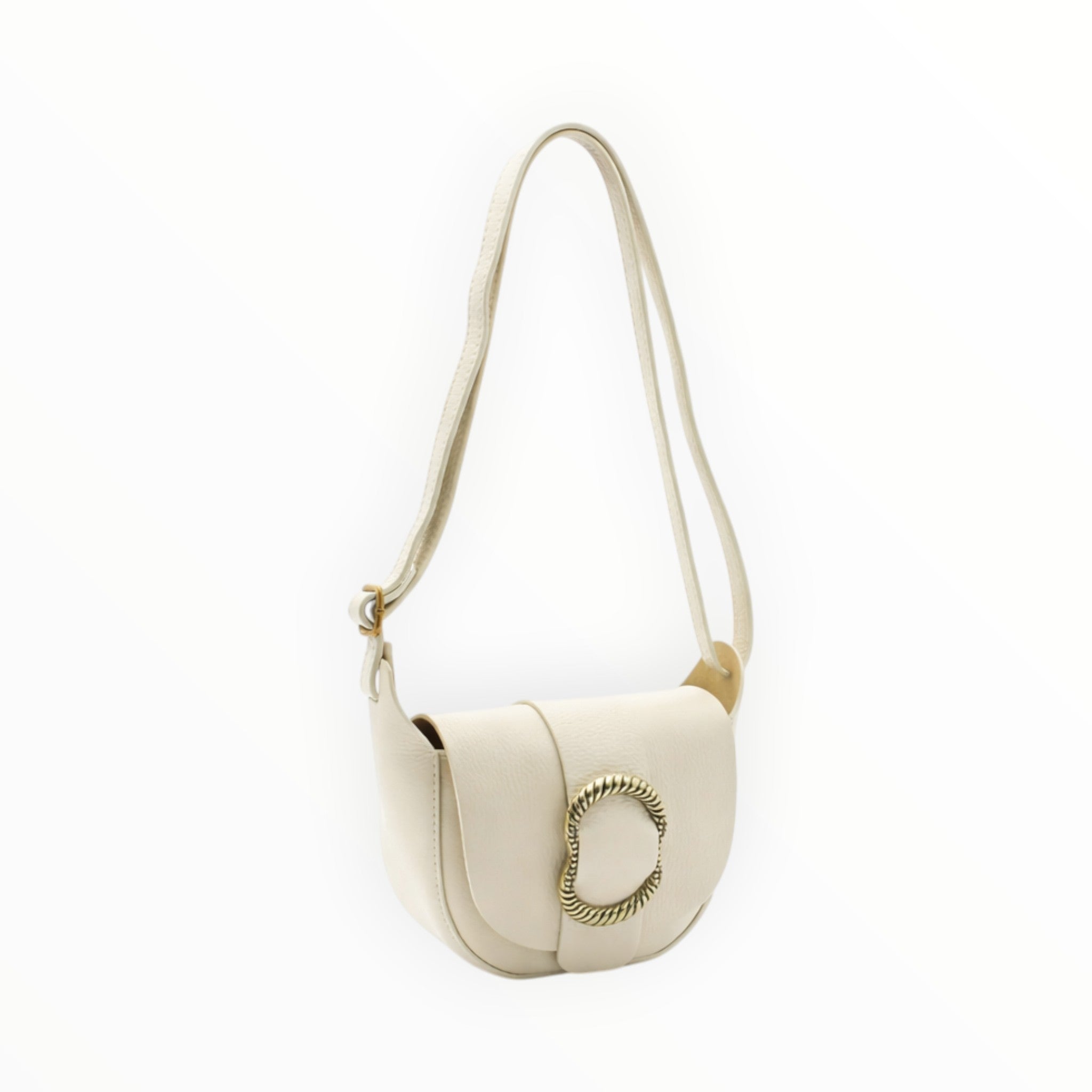 Sac bandoulière cuir vachette boucle VIMODA - Sacs - Vimoda