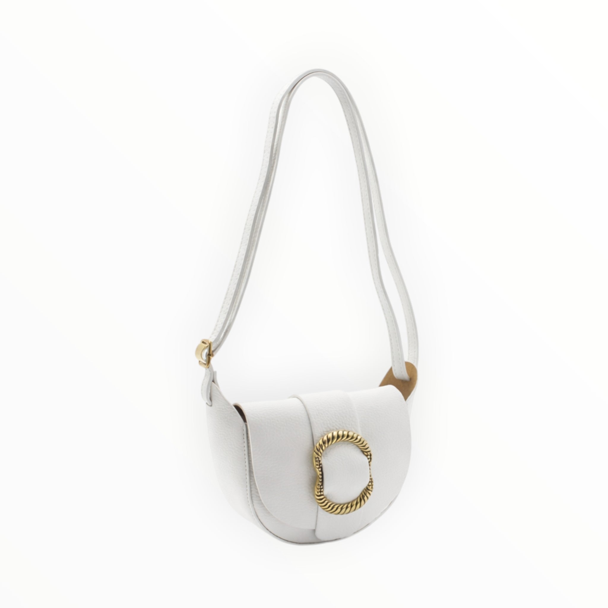 Sac bandoulière cuir vachette boucle VIMODA - Sacs - Vimoda