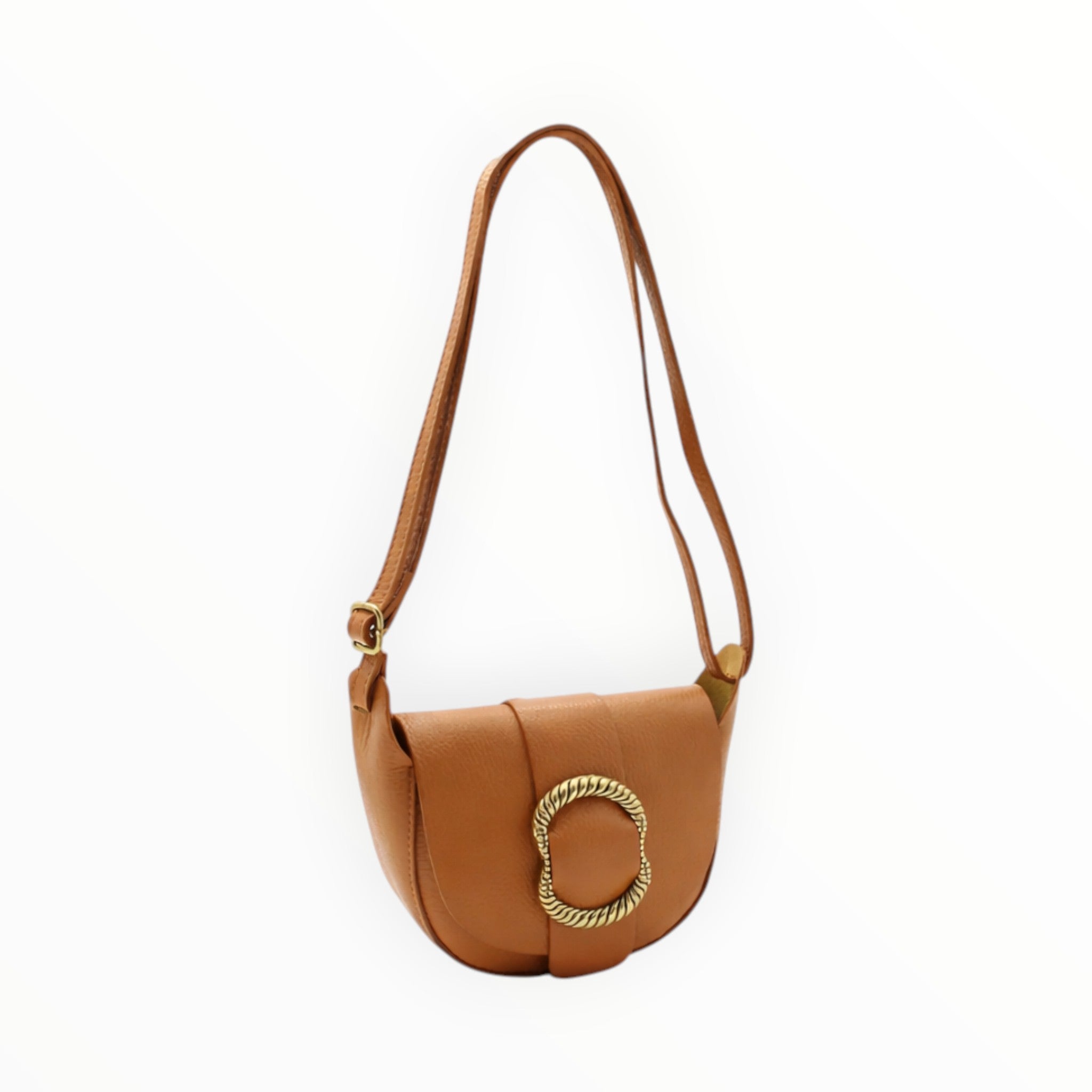 Sac bandoulière cuir vachette boucle VIMODA - Sacs - Vimoda