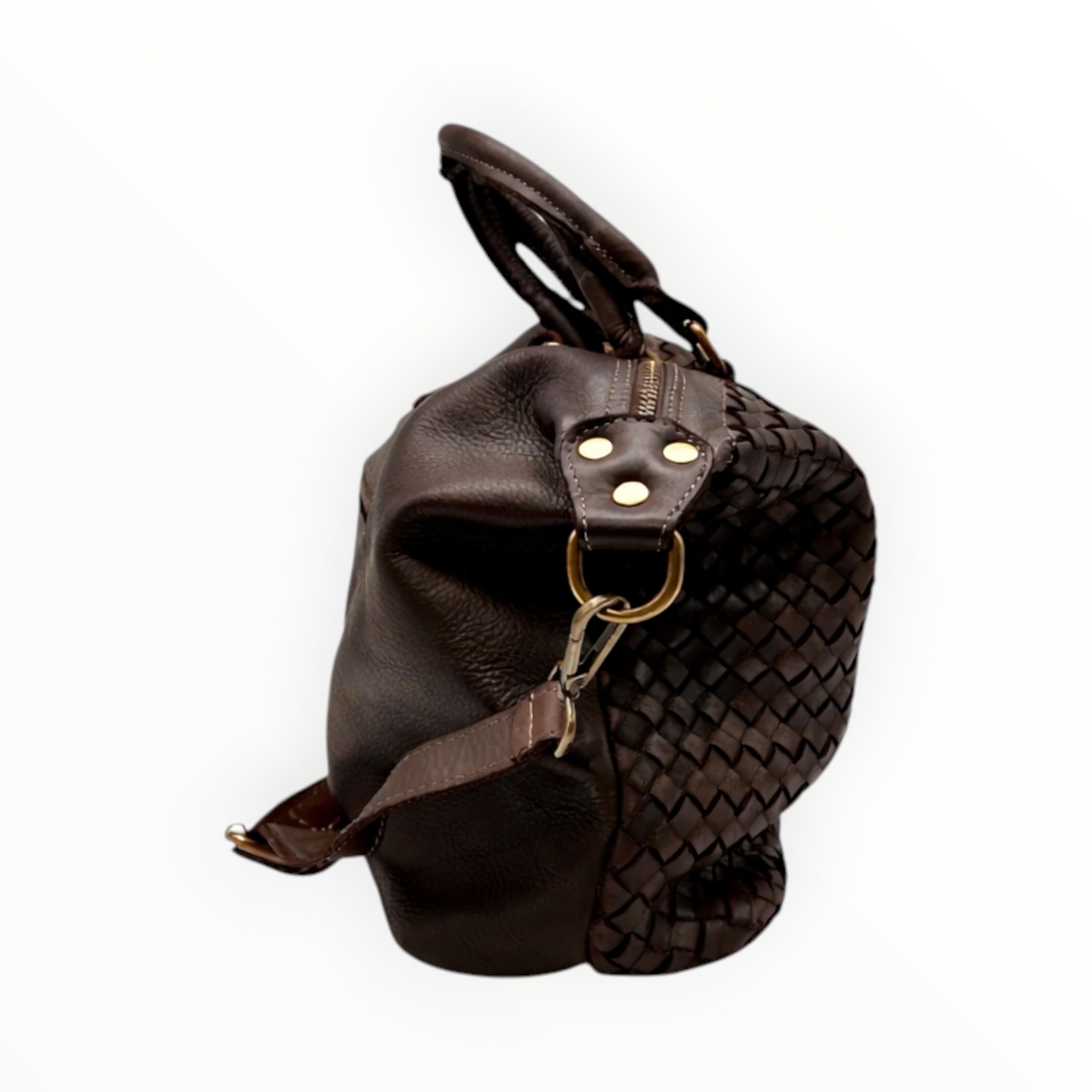 Sac cuir tressé washed LUZ LOUISA LEE - Sacs - LOUISA LEE