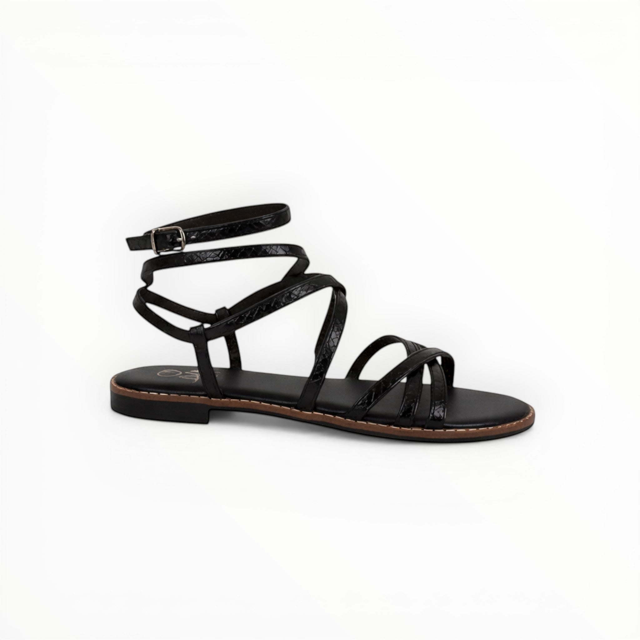 Sandales Plates Bout Ouvert Boucle – Cink Me - Chaussures Femme - BELLICY / Cink-me