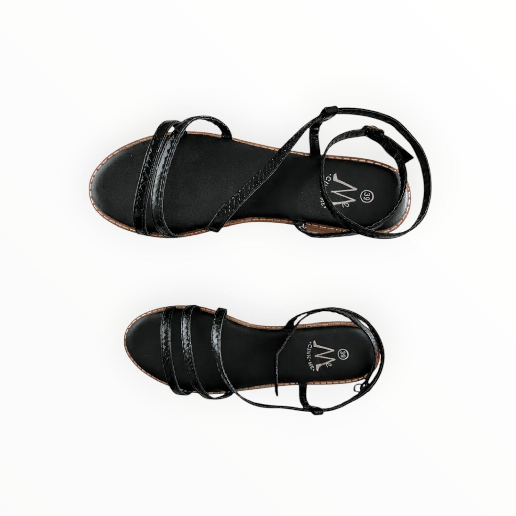 Sandales Plates Bout Ouvert Boucle – Cink Me - Chaussures Femme - BELLICY / Cink-me