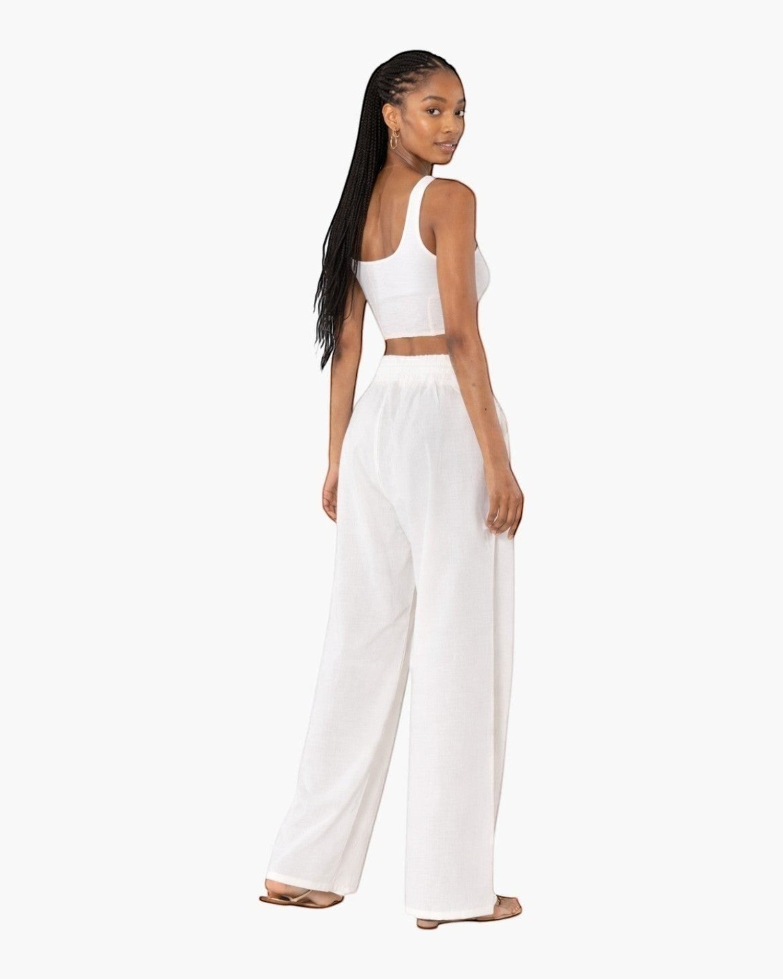 Pantalon palazzo large NINA CARTER - Pantalon Femme - Nina Carter