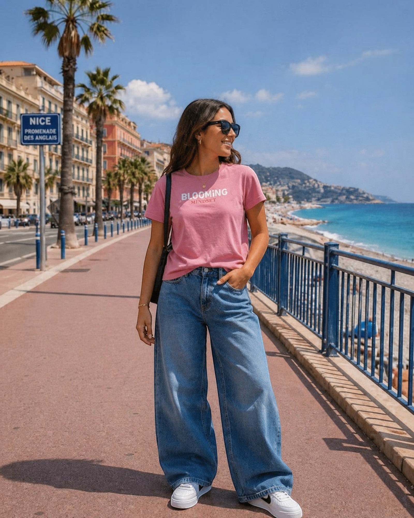 T-SHIRT COTON BOUQUET FLORAL MINDSET ABUNDANCE ATTRAIT PARIS
