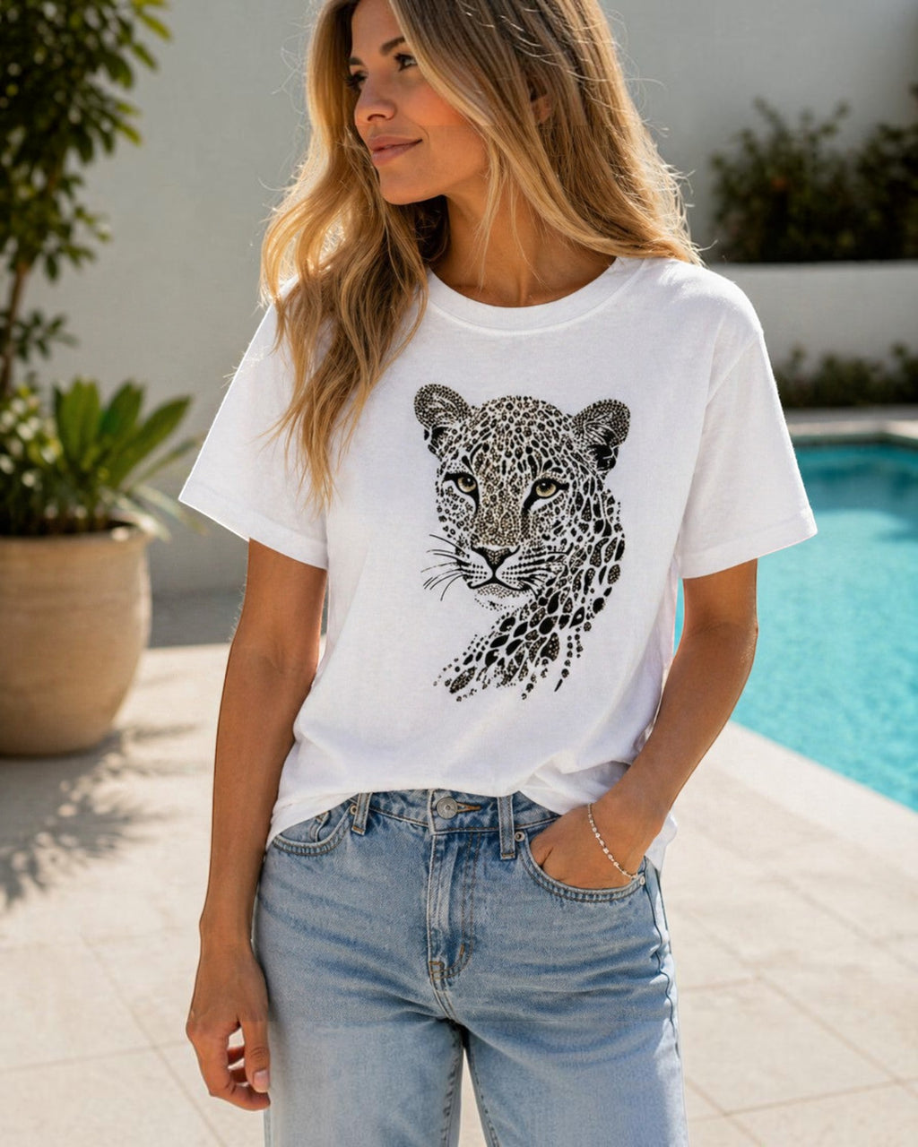 T-SHIRT LÉOPARD ATTRAIT PARIS