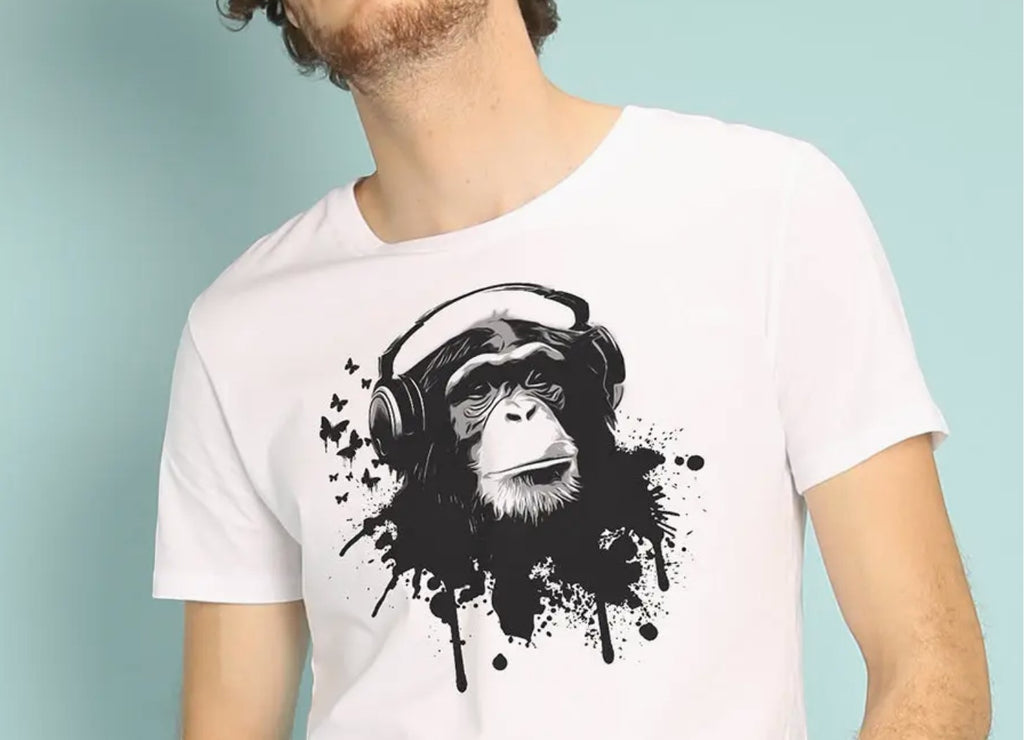 T-shirt Homme Creative Monkey WOOOP