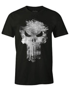 T-shirt Marvel The Punisher - Distress Skull - T-shirt homme - COTTON DIVISION