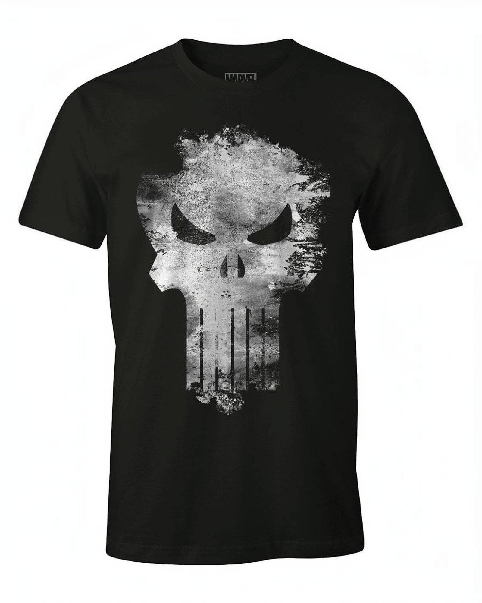 T-shirt Marvel The Punisher - Distress Skull - T-shirt homme - COTTON DIVISION