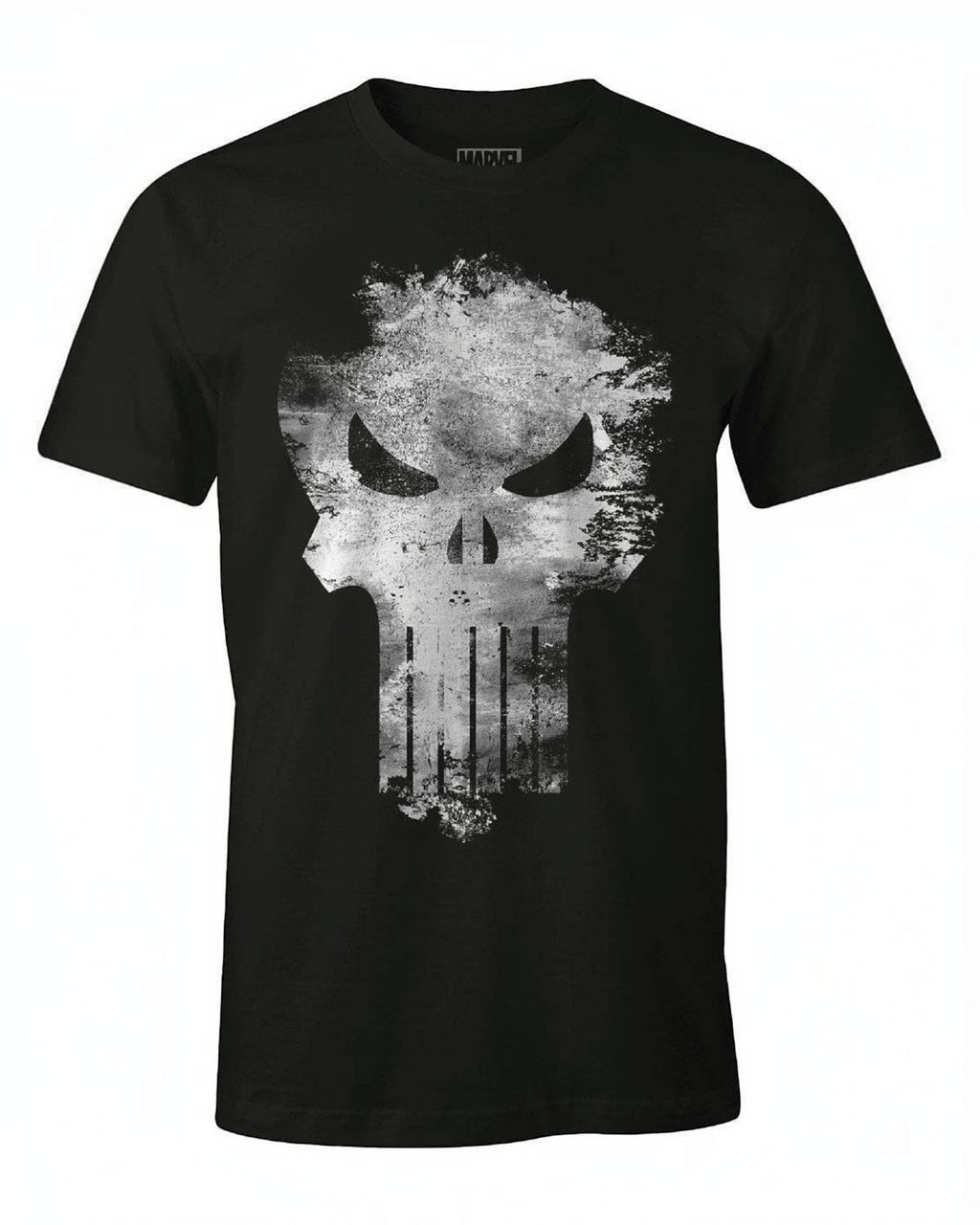 T-shirt Marvel The Punisher - Distress Skull - T-shirt homme - COTTON DIVISION
