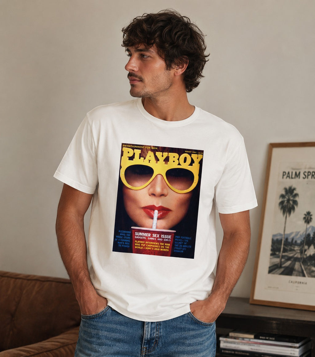 T-shirt Playboy - Tee shirt vintage