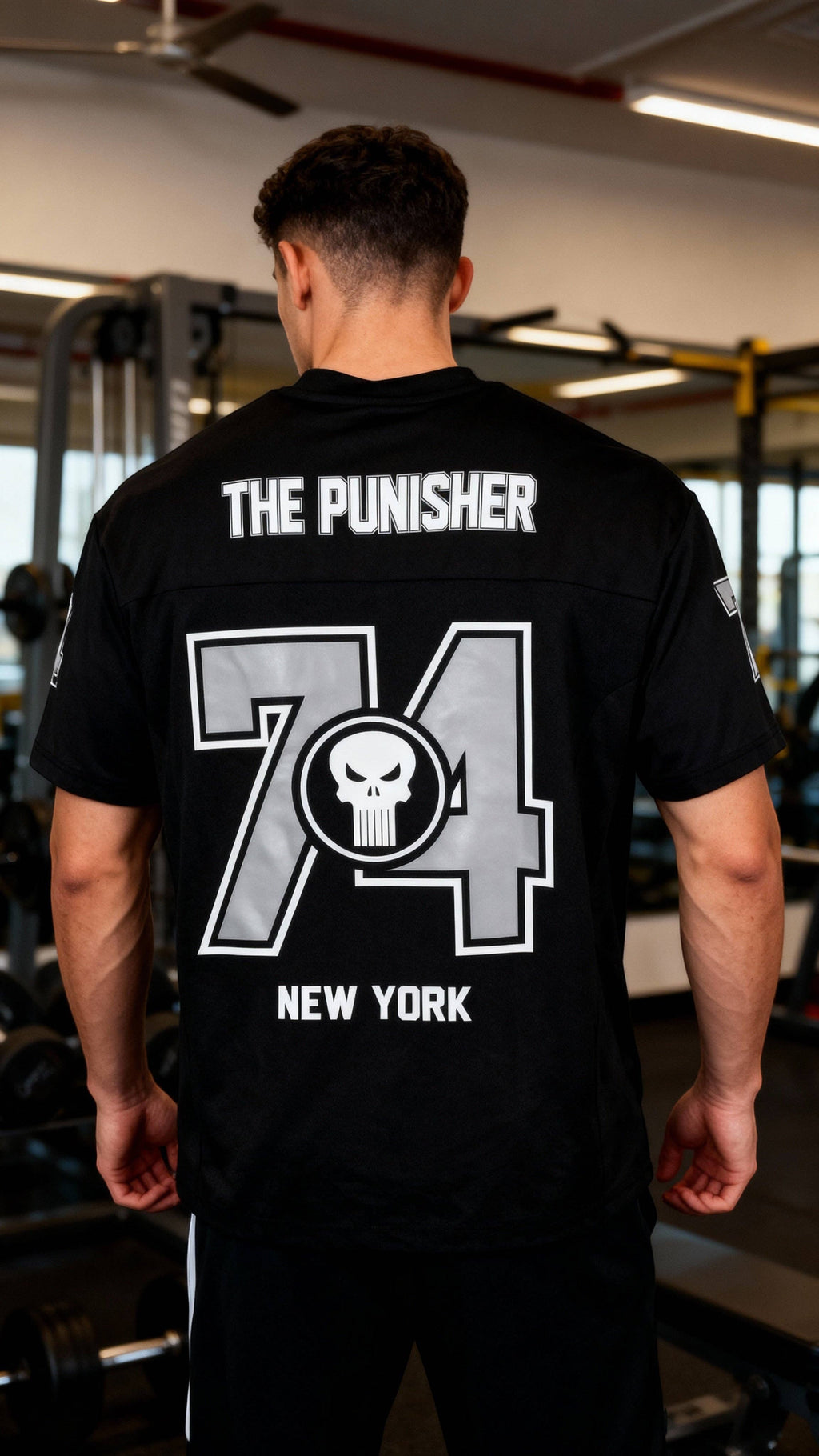 T-shirt Sport The Punisher Marvel - New York 74 - T-shirt homme - COTTON DIVISION