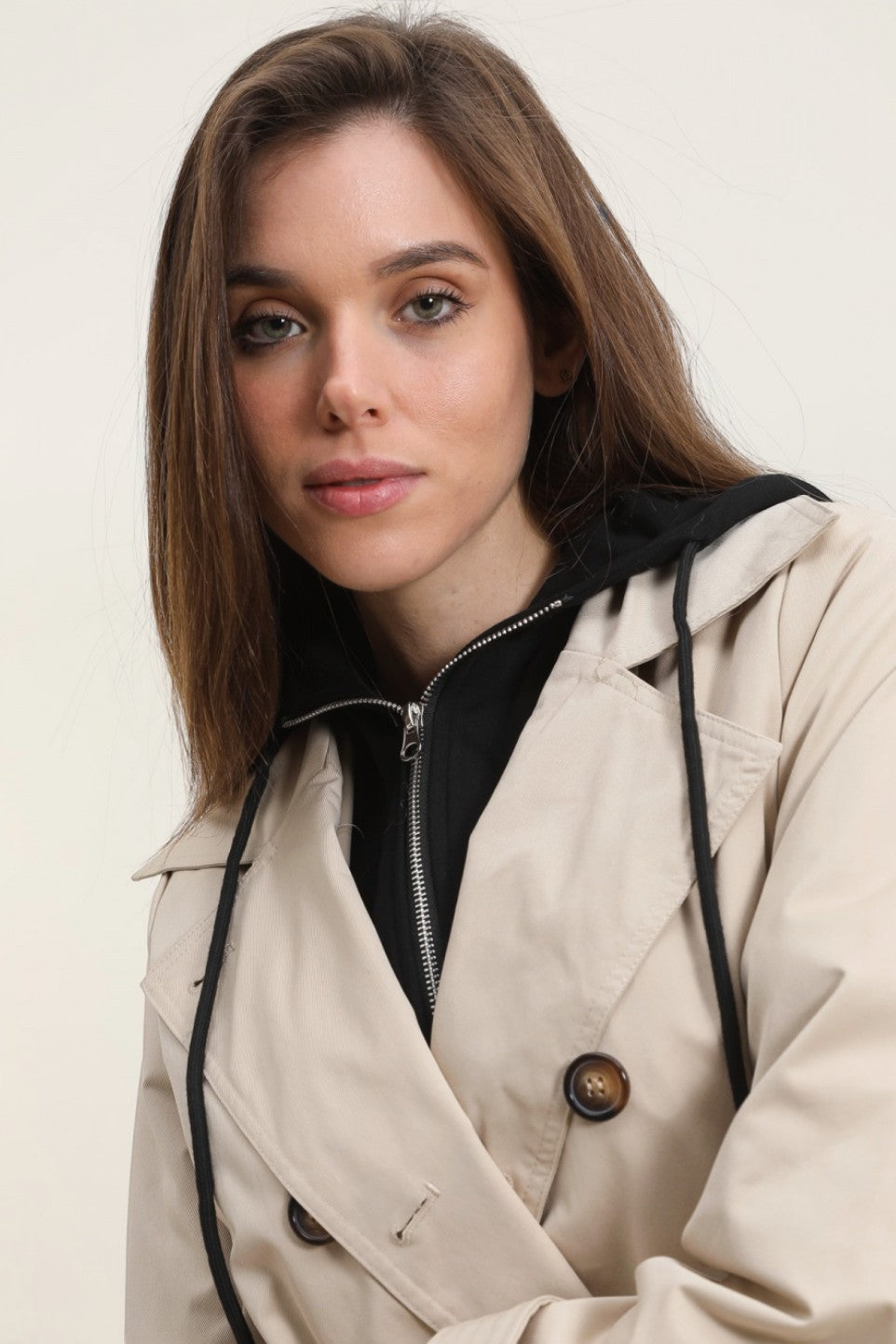 Trench Long Capuche ATTRAIT PARIS