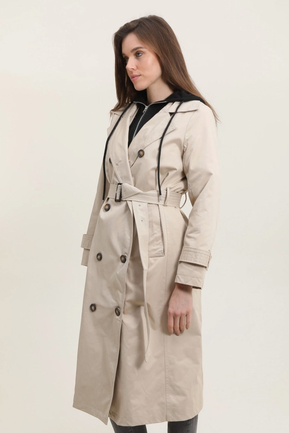 Trench Long Capuche ATTRAIT PARIS