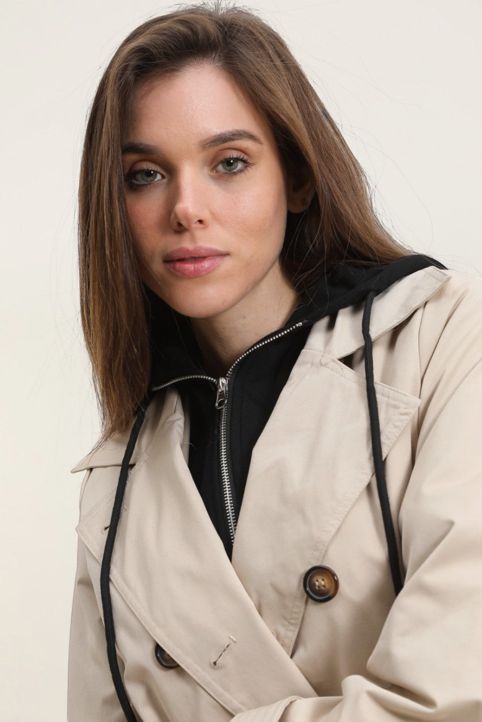 Trench Long Capuche ATTRAIT PARIS