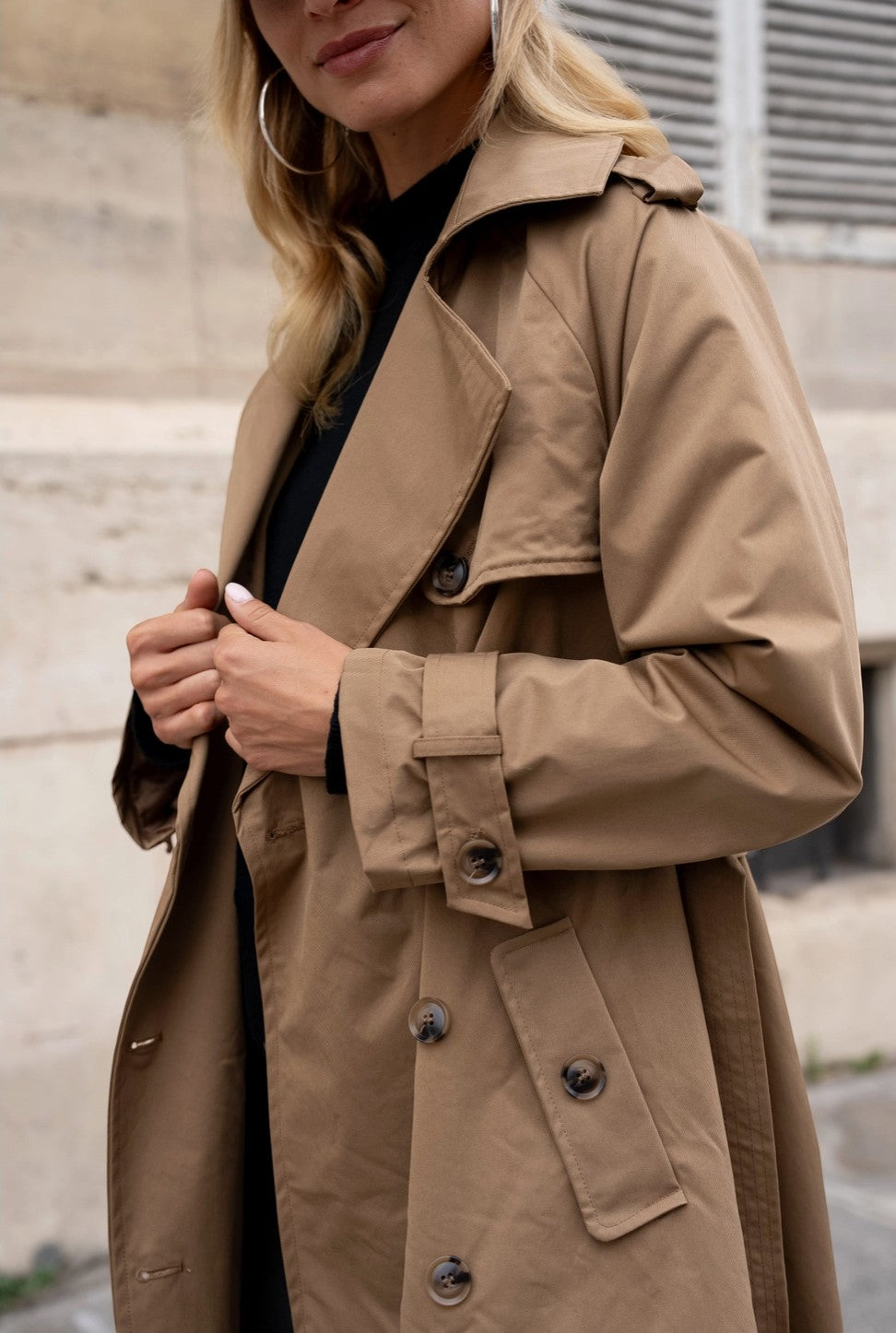 Trench Long Double Boutonnage ATTRAIT PARIS