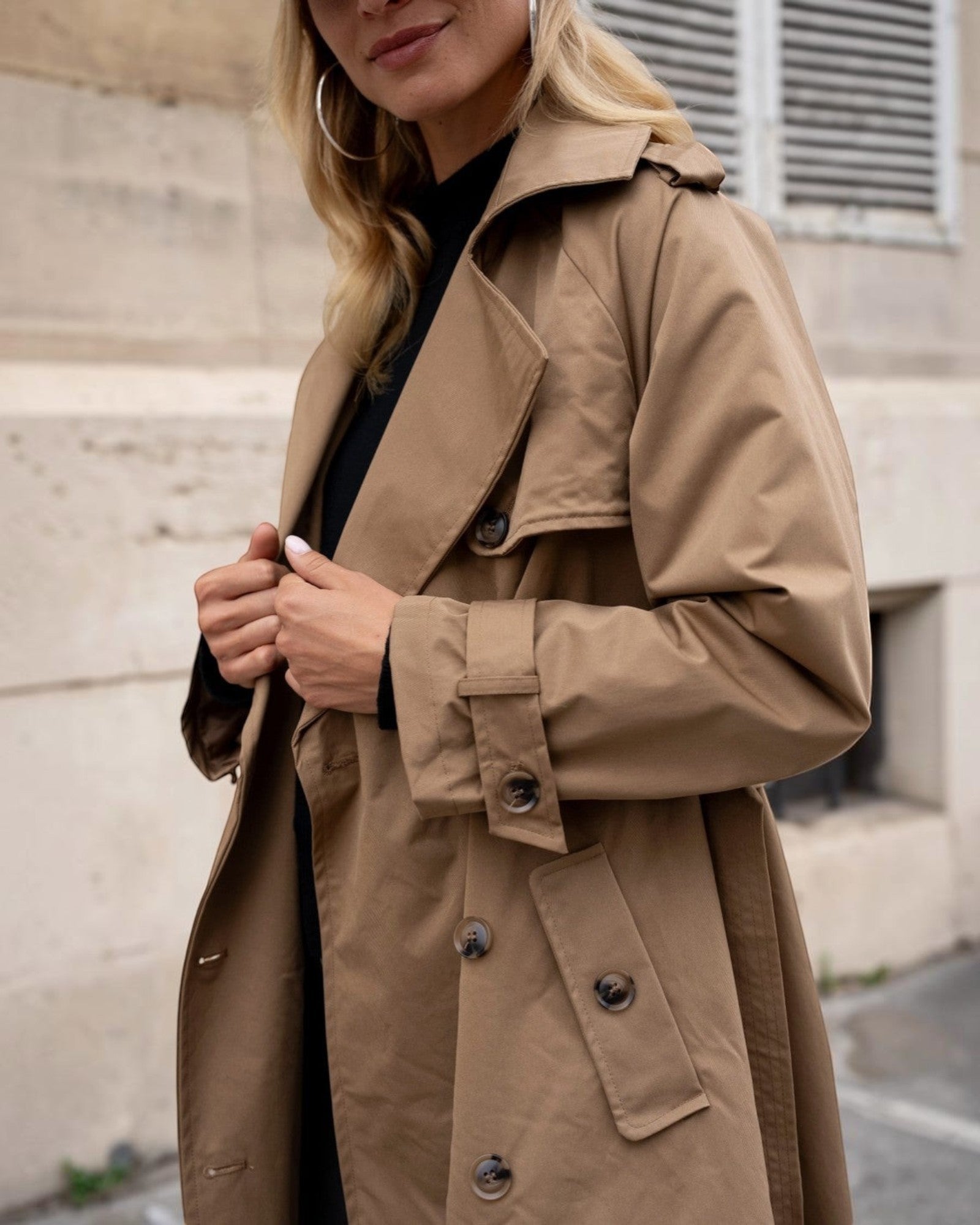 Trench Long Double Boutonnage ATTRAIT PARIS