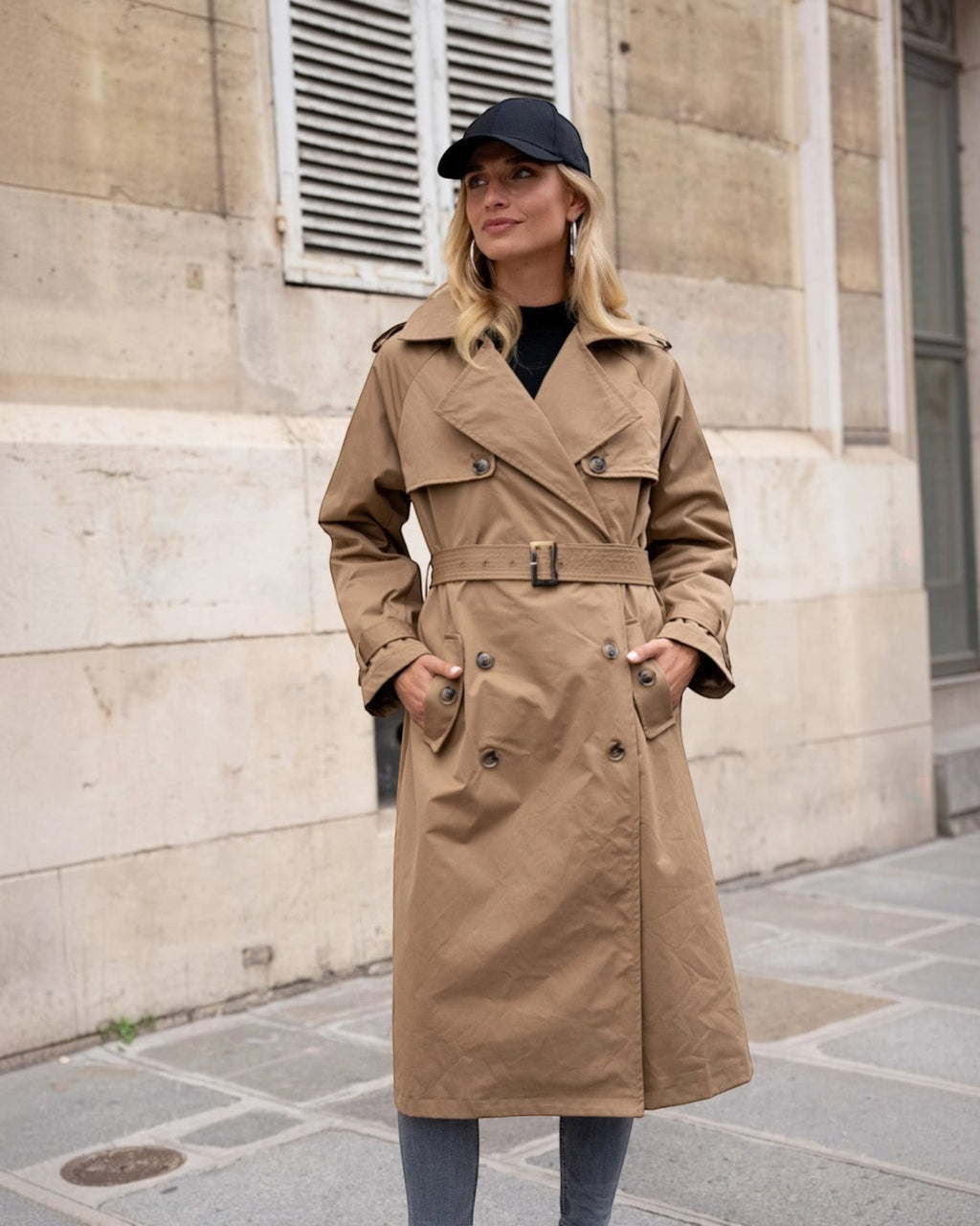 Trench Long Double Boutonnage ATTRAIT PARIS
