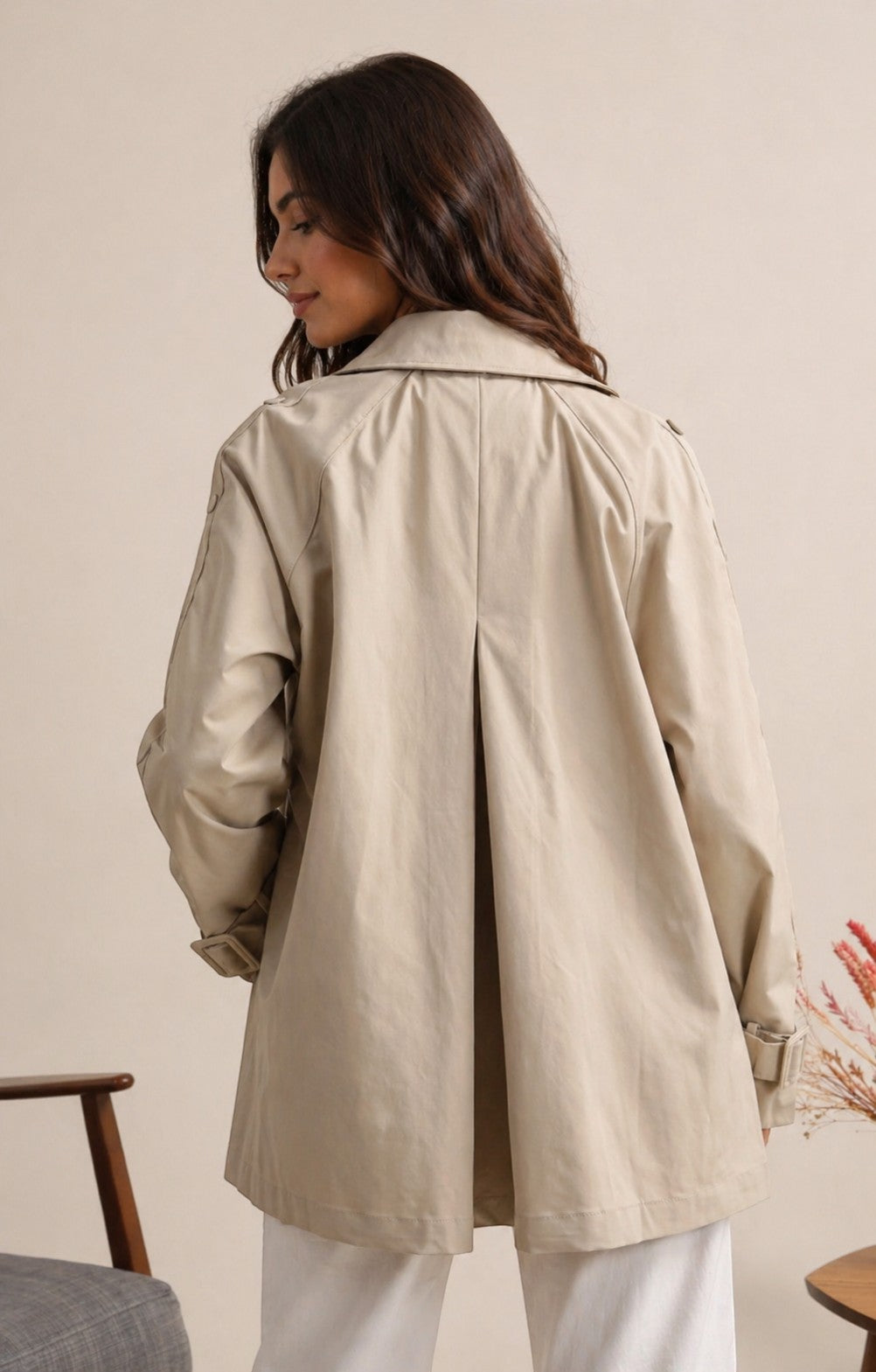 Trench-coat Mi-long ATTRAIT PARIS