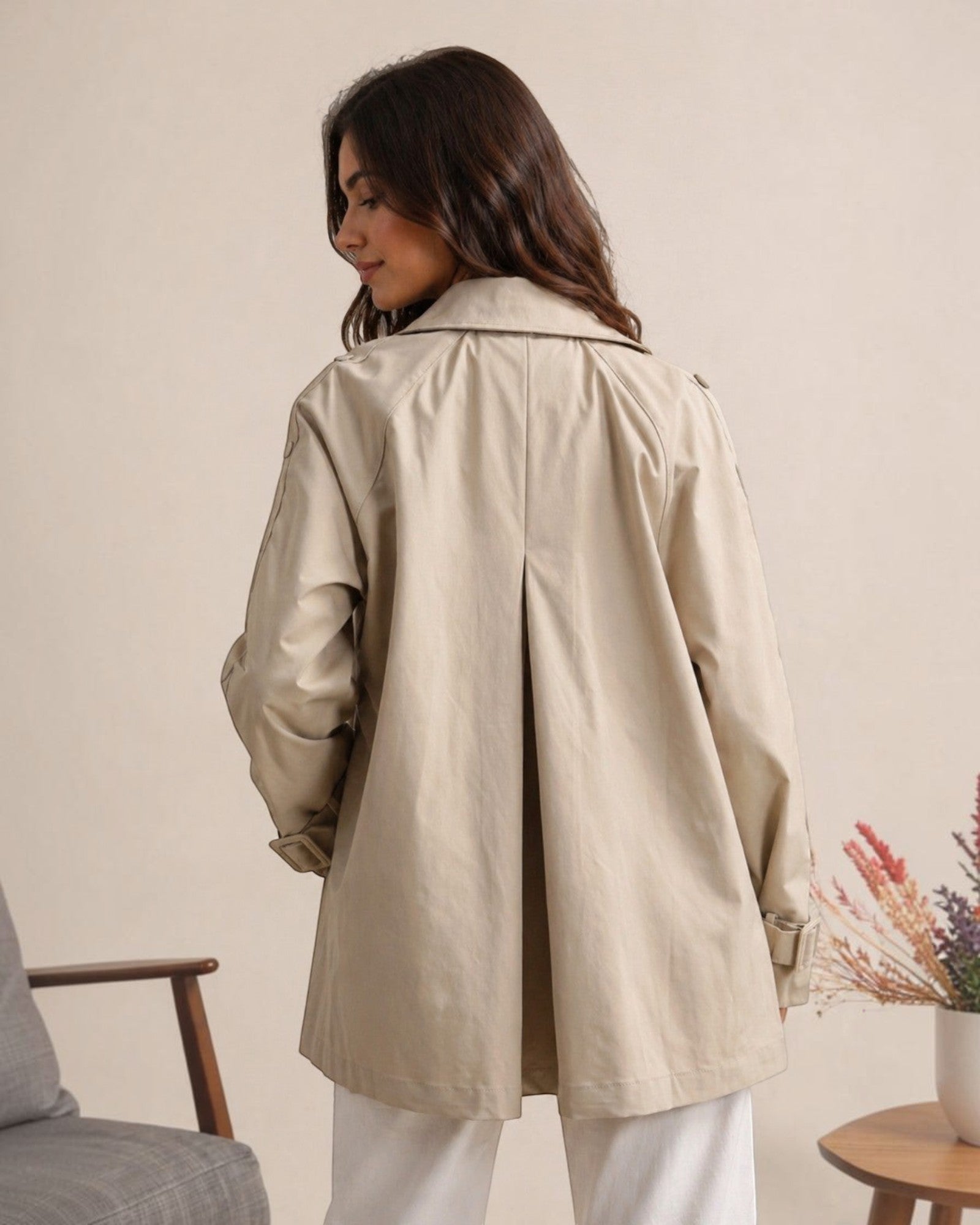 Trench-coat Mi-long ATTRAIT PARIS