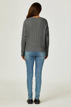 Pull Col Rond Maille Torsadée FS collection - Pulls & Sweaters - FS Collection (Germany)