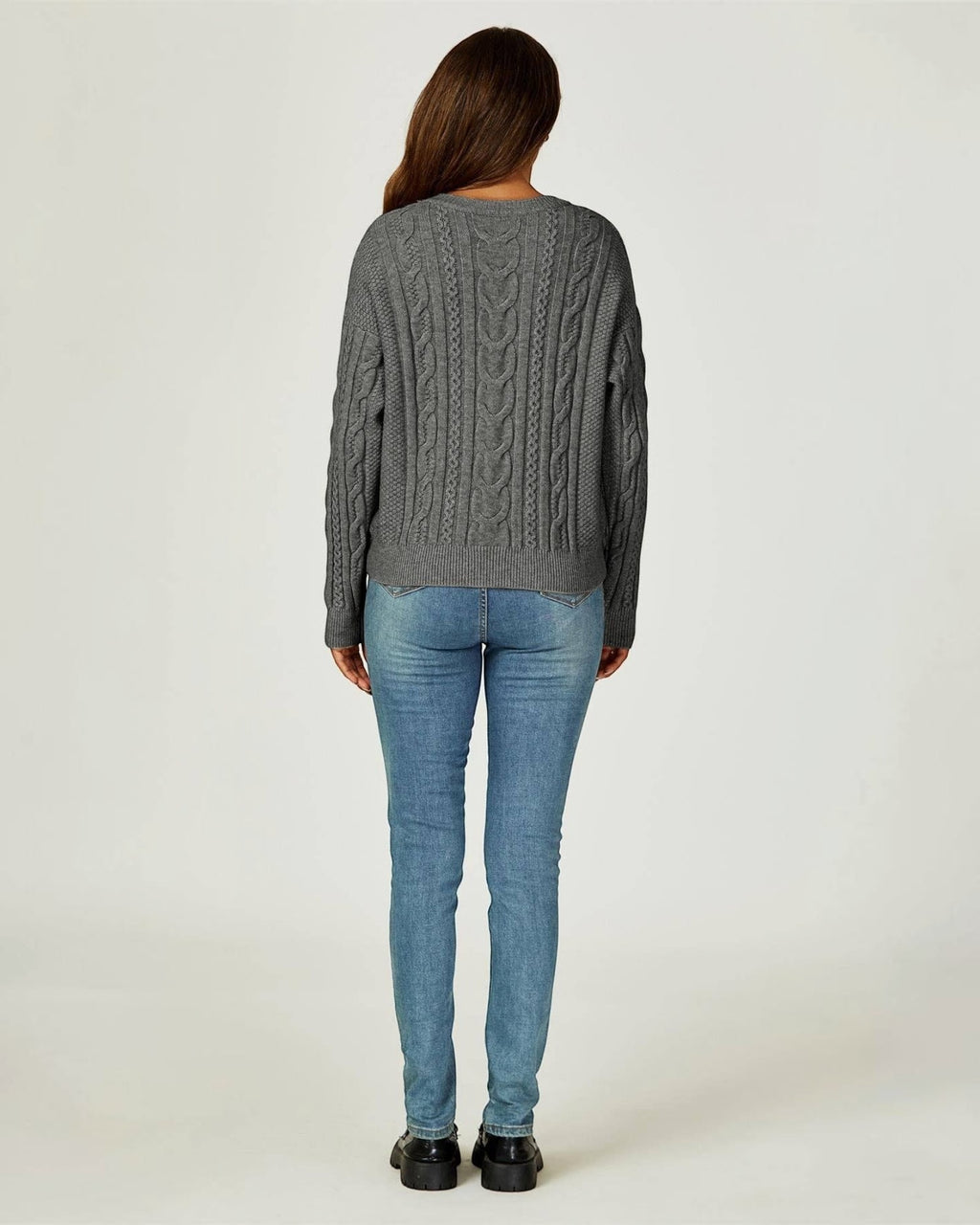 Pull Col Rond Maille Torsadée FS collection - Pulls & Sweaters - FS Collection (Germany)
