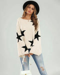 Pull crème oversize à manches larges  FS collection