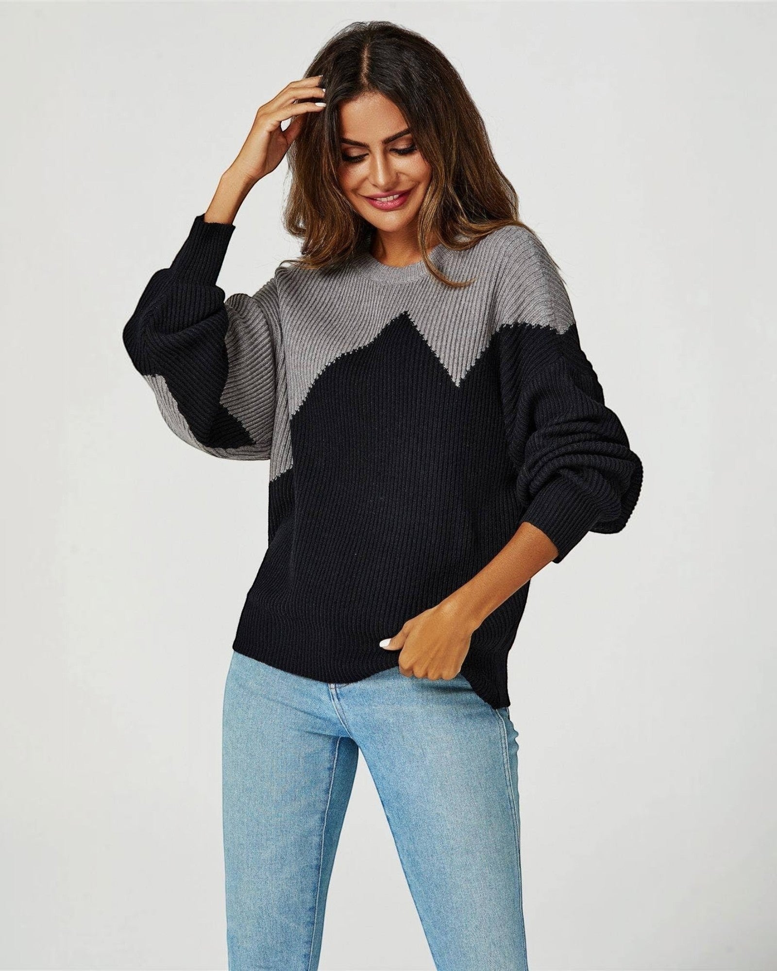 Pull en tricot décontracté  FS collection