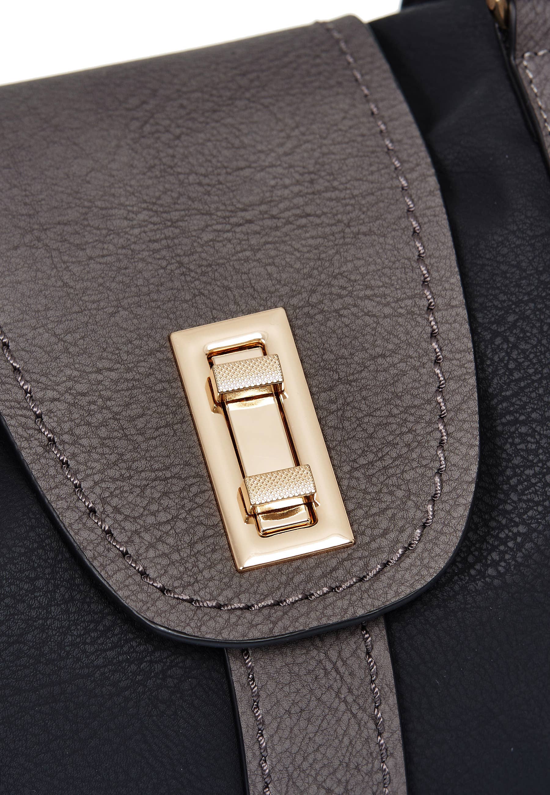 Sac Otay HJS - Sac Bicolore Noir & Gris