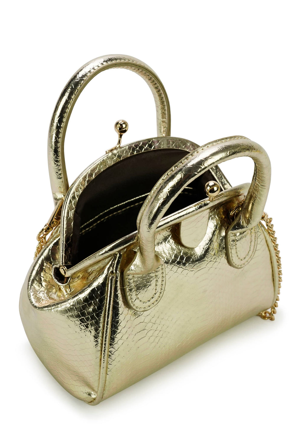 Sac Mariposa Imprimé Serpent Doré EMMA & KELLY