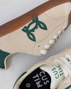 Baskets décontractées en daim beige - Chaussures - CUSTI MIKELO