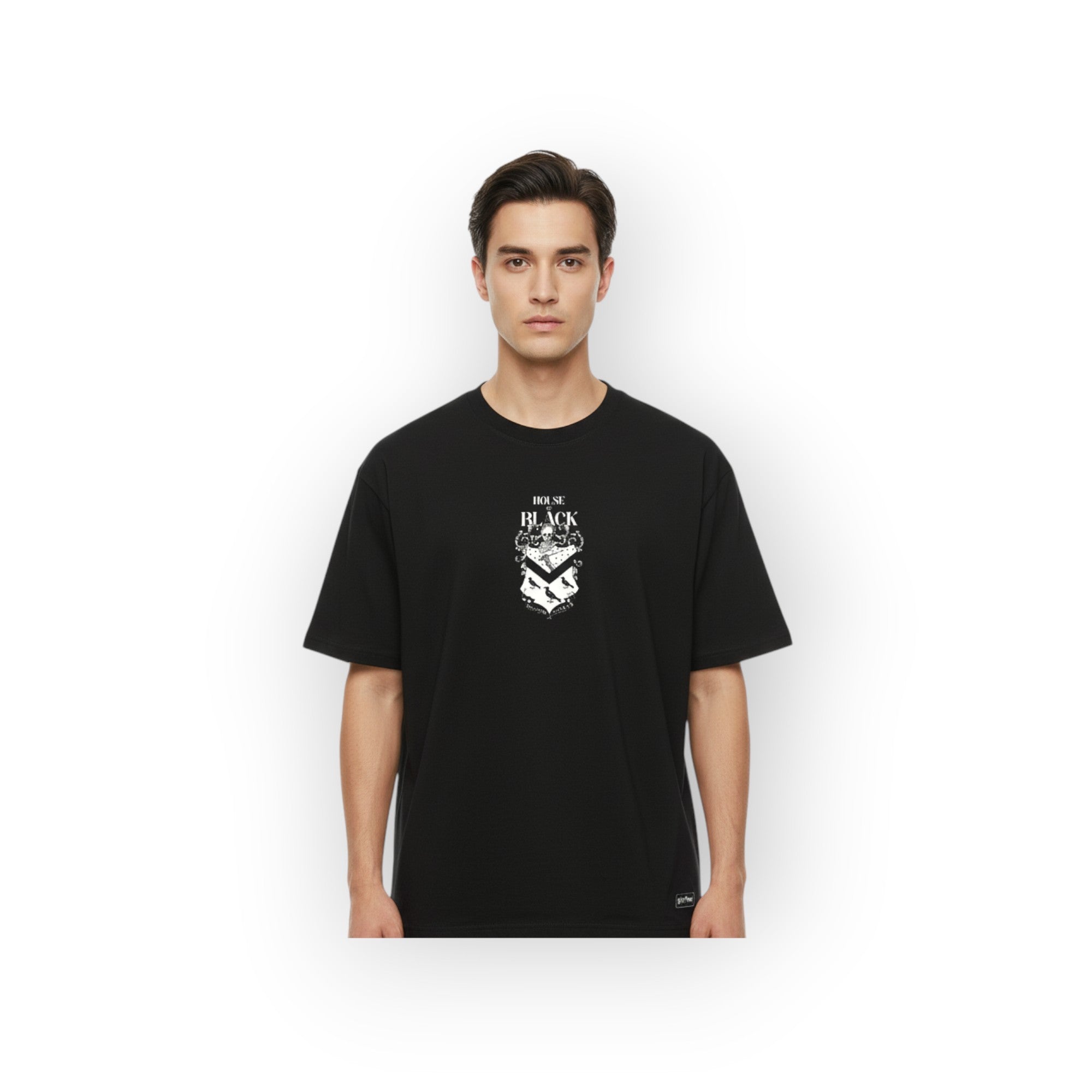 T-shirt Harry Potter Officiel - Maison Black - T-shirt homme - COTTON DIVISION
