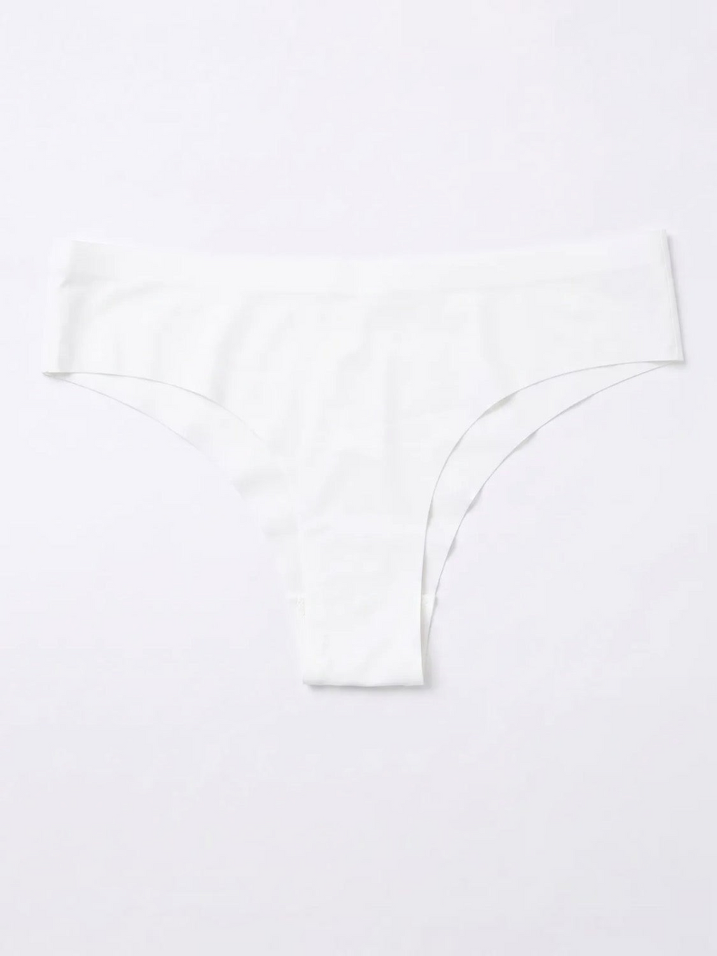 BELLE COM'ELLE white seamless invisible panty by BROCK made from soft polyamide and elastane for a second-skin feel.