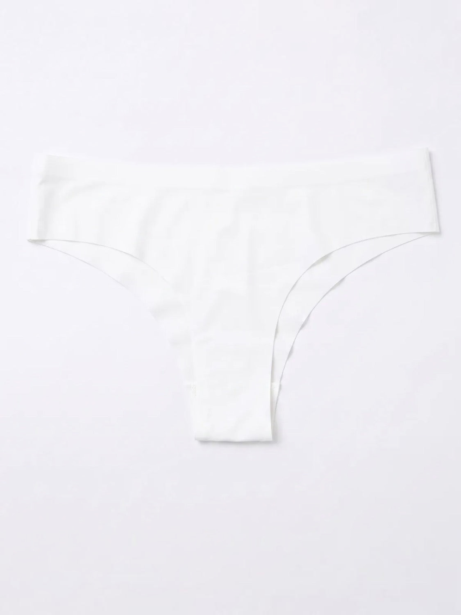 BELLE COM'ELLE white seamless invisible panty by BROCK made from soft polyamide and elastane for a second-skin feel.