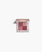 BROCK Charlotte Bio eyeshadow palette with four pink and mauve shades in a decorative patterned compact case.