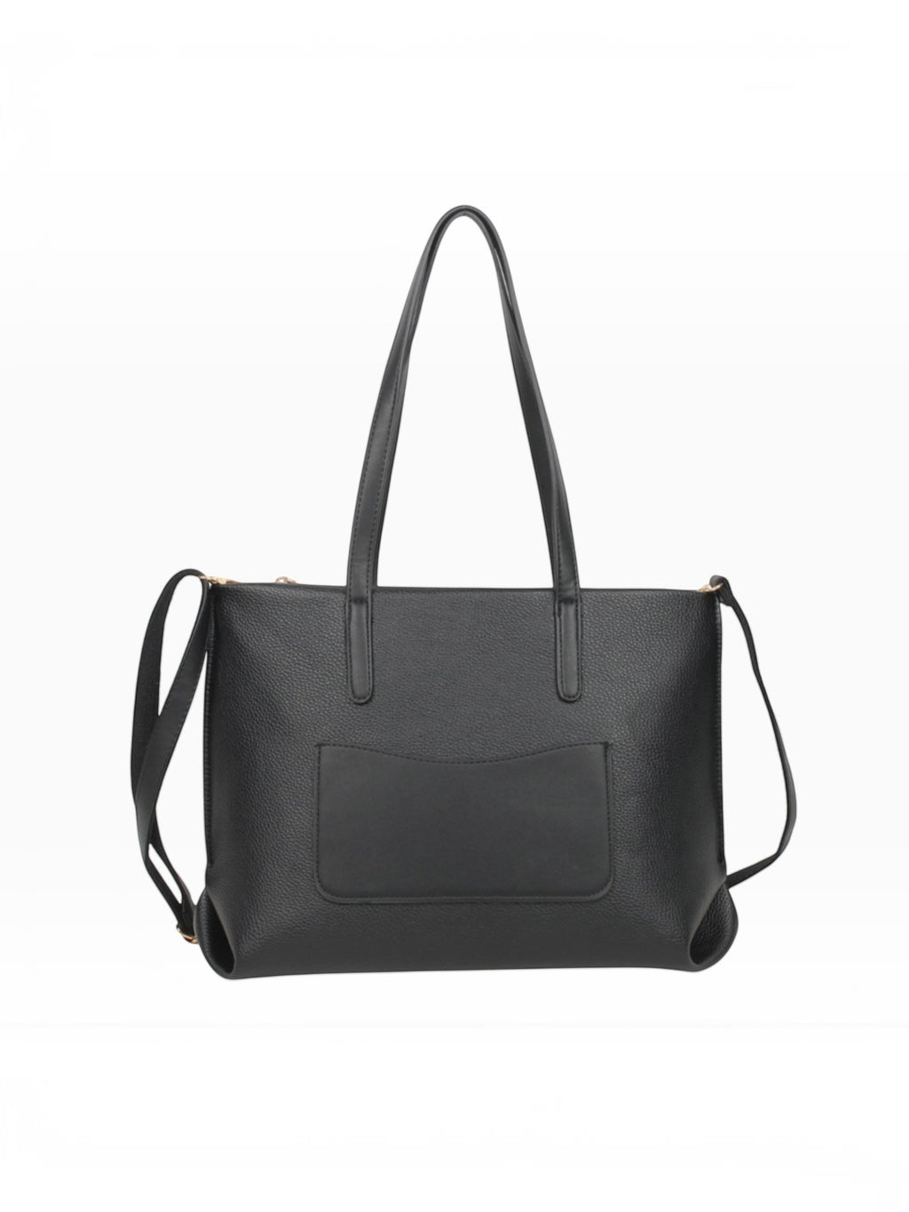 BROCK MIA LAROUGE black university shoulder bag with adjustable strap and multiple compartments