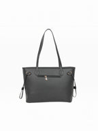 BROCK MIA LAROUGE black university shoulder bag with adjustable straps and multiple compartments