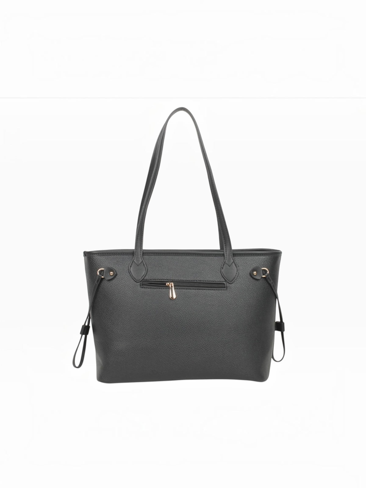 BROCK MIA LAROUGE black university shoulder bag with adjustable straps and multiple compartments