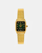 Montre Carrée à Bracelet en Maille Dorée - Montres - GG LUXE WATCH