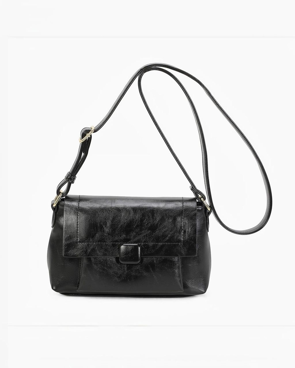 Sac bandoulière zippé à rabat INES DELAURE - Sacs - INES DELAURE