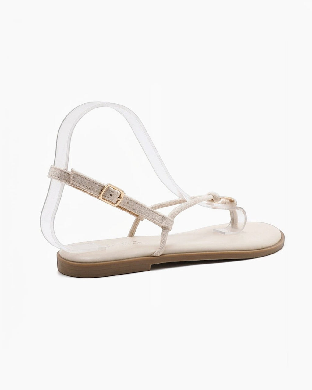 Sandale plate brides fines bijou central JOIA - Chaussures Femme - JOIA