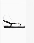 Sandale plate brides fines bijou central JOIA - Chaussures Femme - JOIA