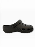 BROCK SUNSEA black EVA clogs with side perforations and non-slip sole for breathable summer comfort