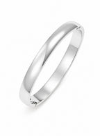 Bracelet jonc BYREN | ÉLINE L'ATELIER en acier inoxydable argenté, résistant à l'eau, finition polie.