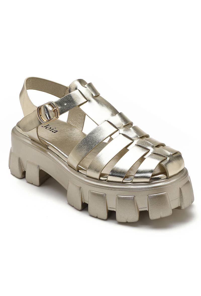 Sandale Plateforme Bride Réglable - Joia Paris