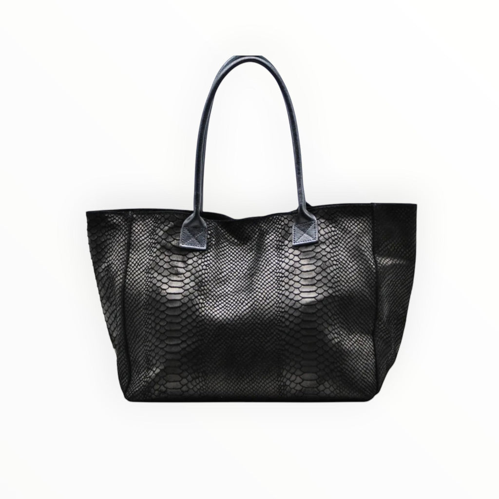 Sac à Main Cuir Véritable Imprimé Python Lola Zeen - Sacs - ZEEN